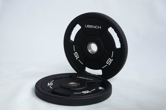15kg UBench Weight Plates — bench available from Gym Machines South Africa