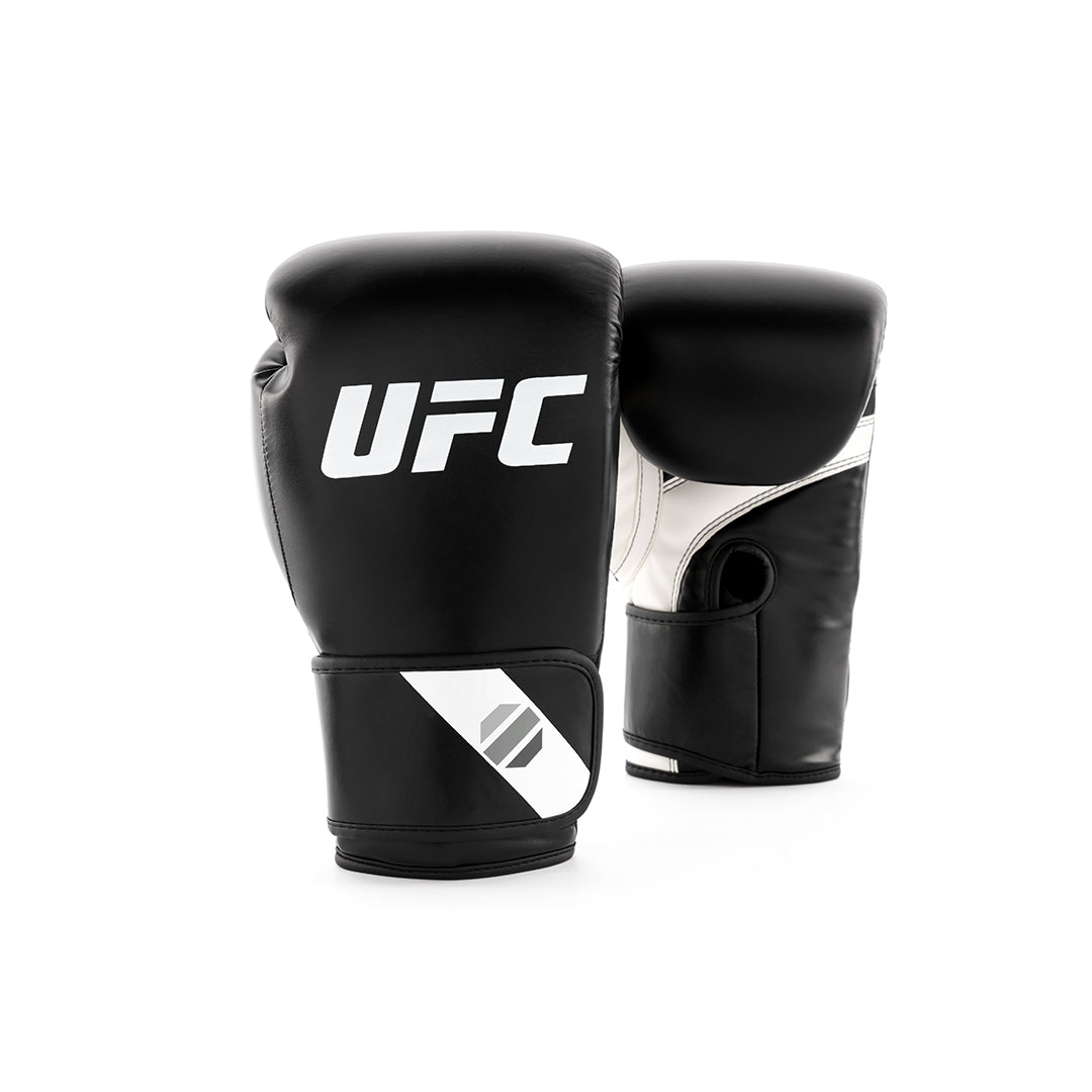 UFC UFC Pro Fitness Training Gloves (Black / White) — combat training gear available from Gym Machines South Africa