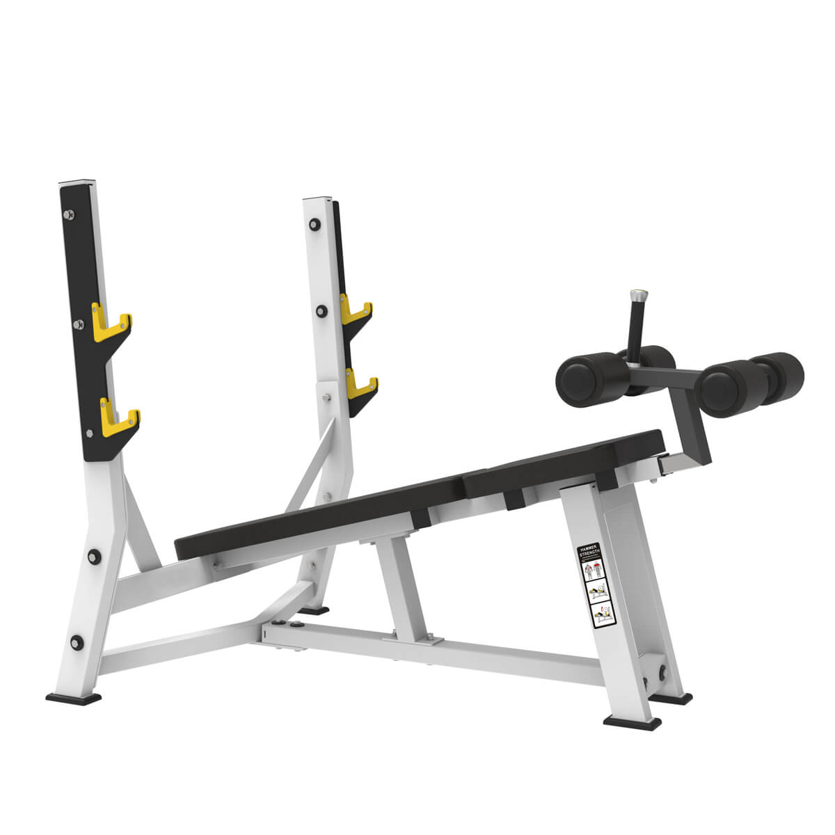 75 Degree Incline Bench — close-up of the frame