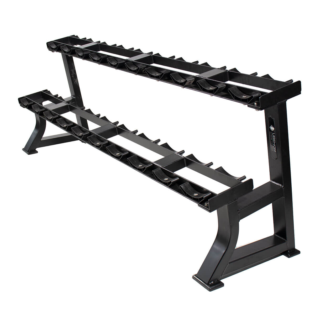 10 Pair Dumbbell Rack — side view
