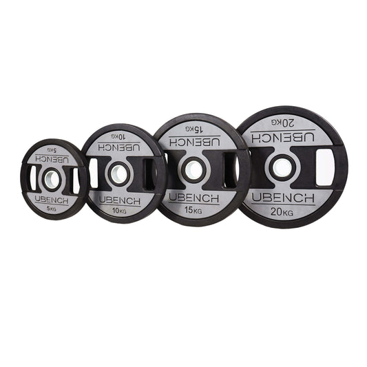 15kg UBench Weight Plates Rubber Encased — bench available from Gym Machines South Africa