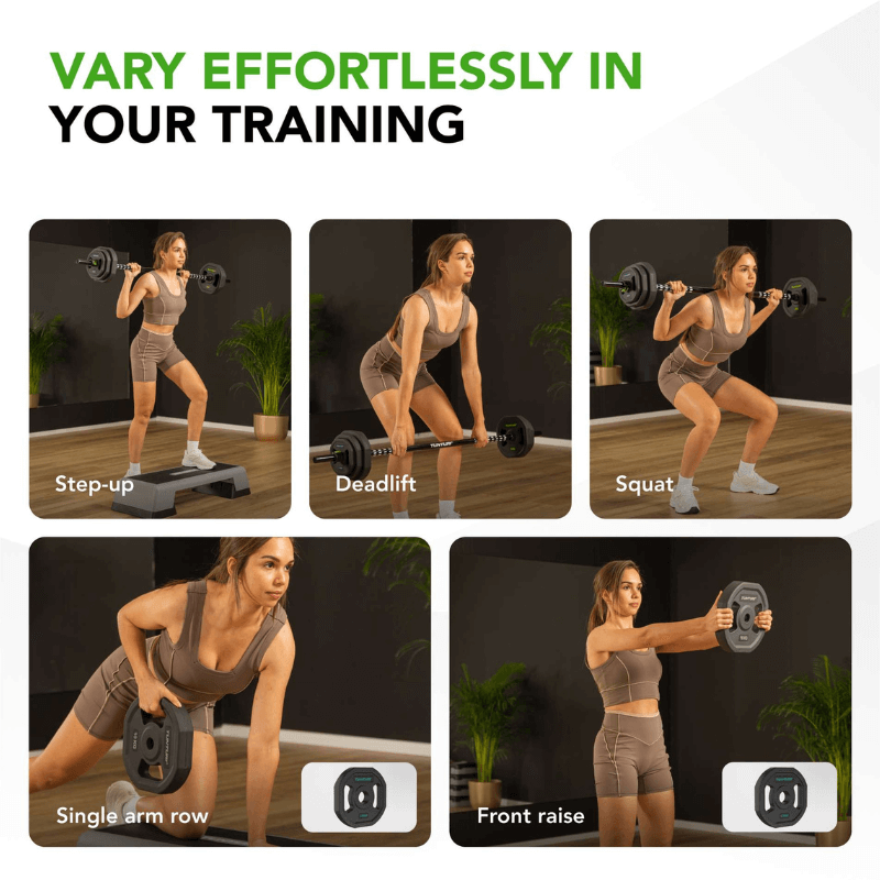 Tunturi Pro 20kg Aerobic Pump Set — rear view
