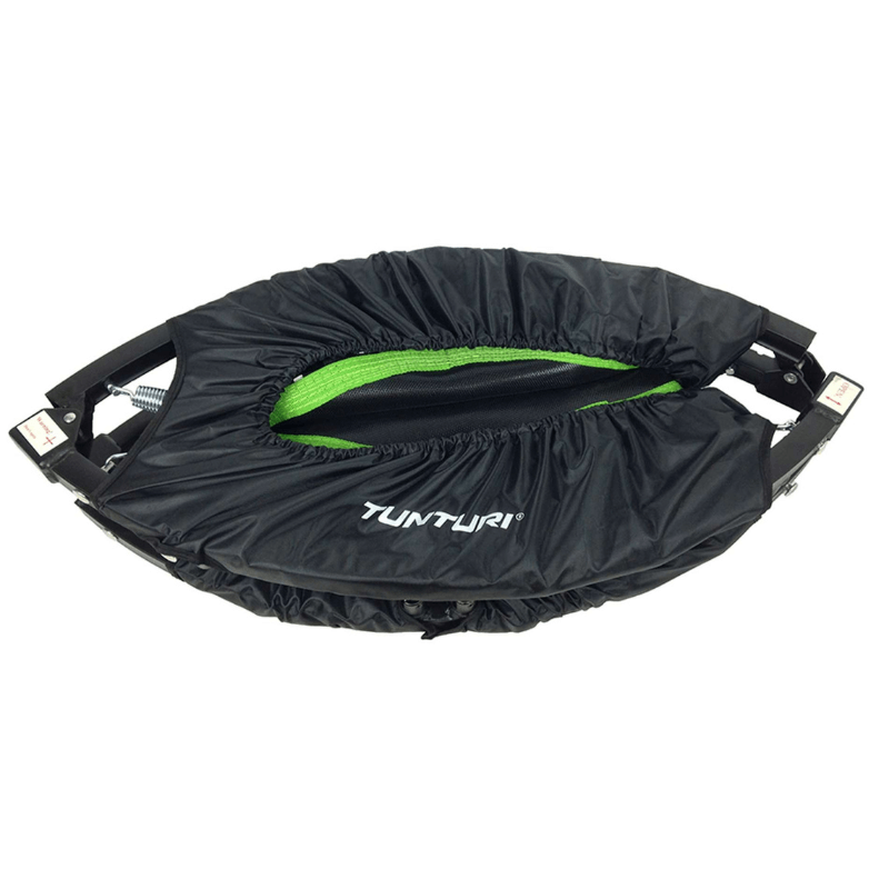 Tunturi 4-FOLDING Fitness Trampoline — rear view