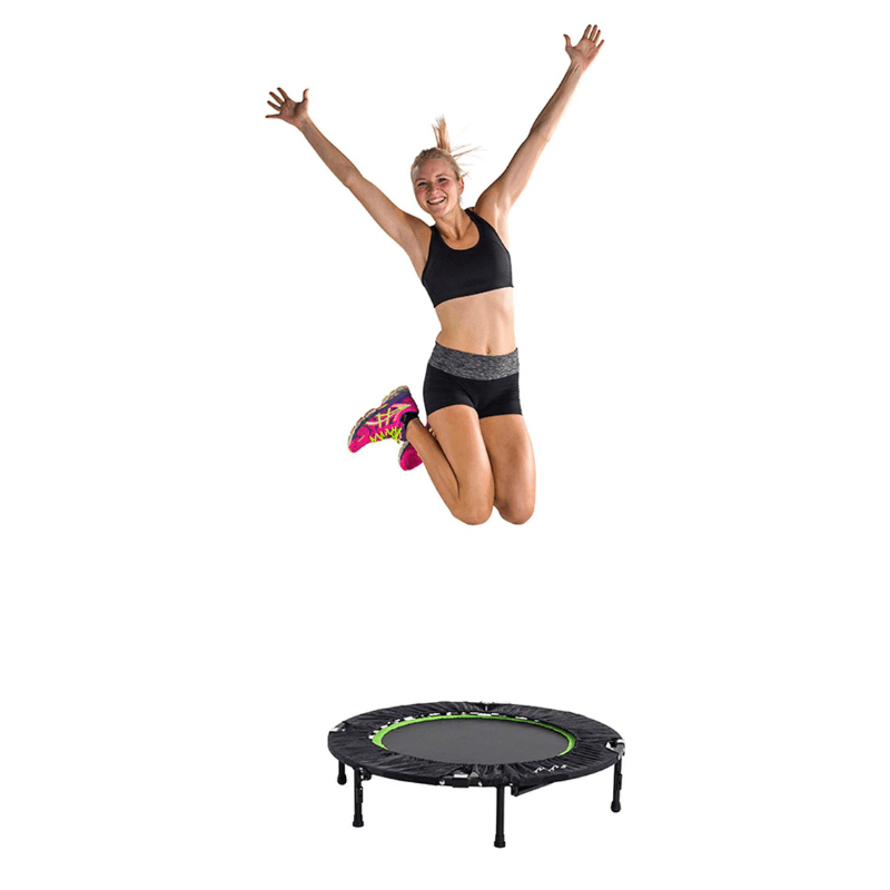 Tunturi 4-FOLDING Fitness Trampoline — close-up of the frame