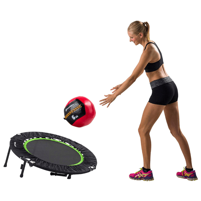 Tunturi 4-FOLDING Fitness Trampoline — in use