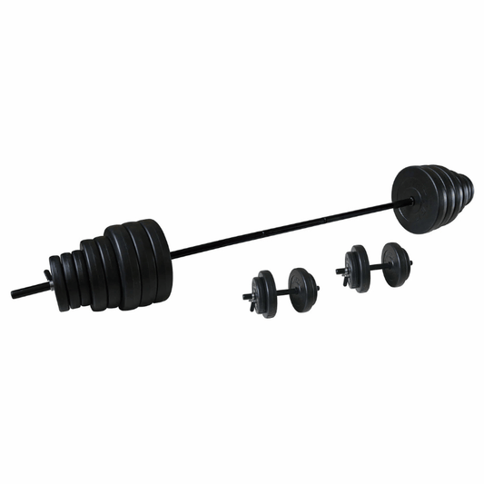 Tunturi Tunturi Vinyl Barbell / Dumbbell Set 50kg — dumbbell set available from Gym Machines South Africa
