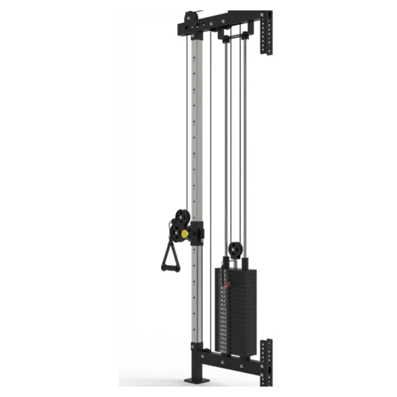 Force Fitness Wall Mounted Single Pulley Station — rear view