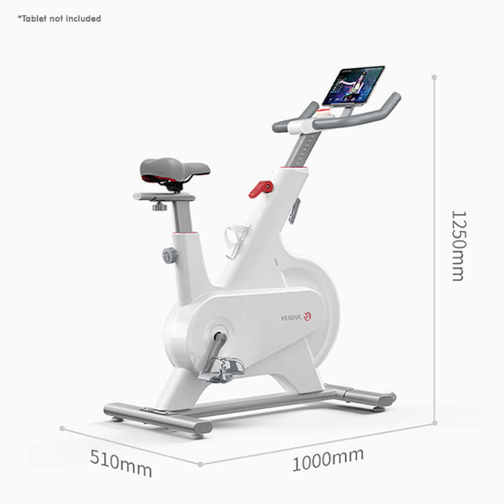 M1p Spin Bike — side view