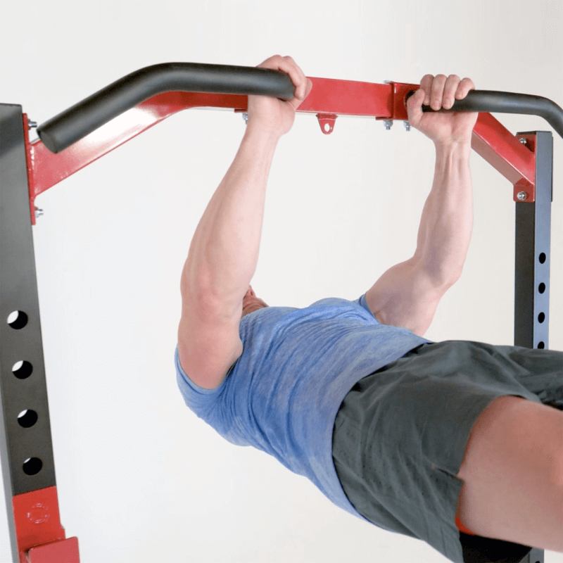 Delta Utility Half Squat & Bench Rack — close-up of the frame