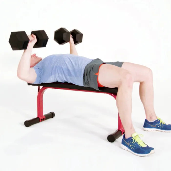 Warrior Flat Bench — close-up of the frame