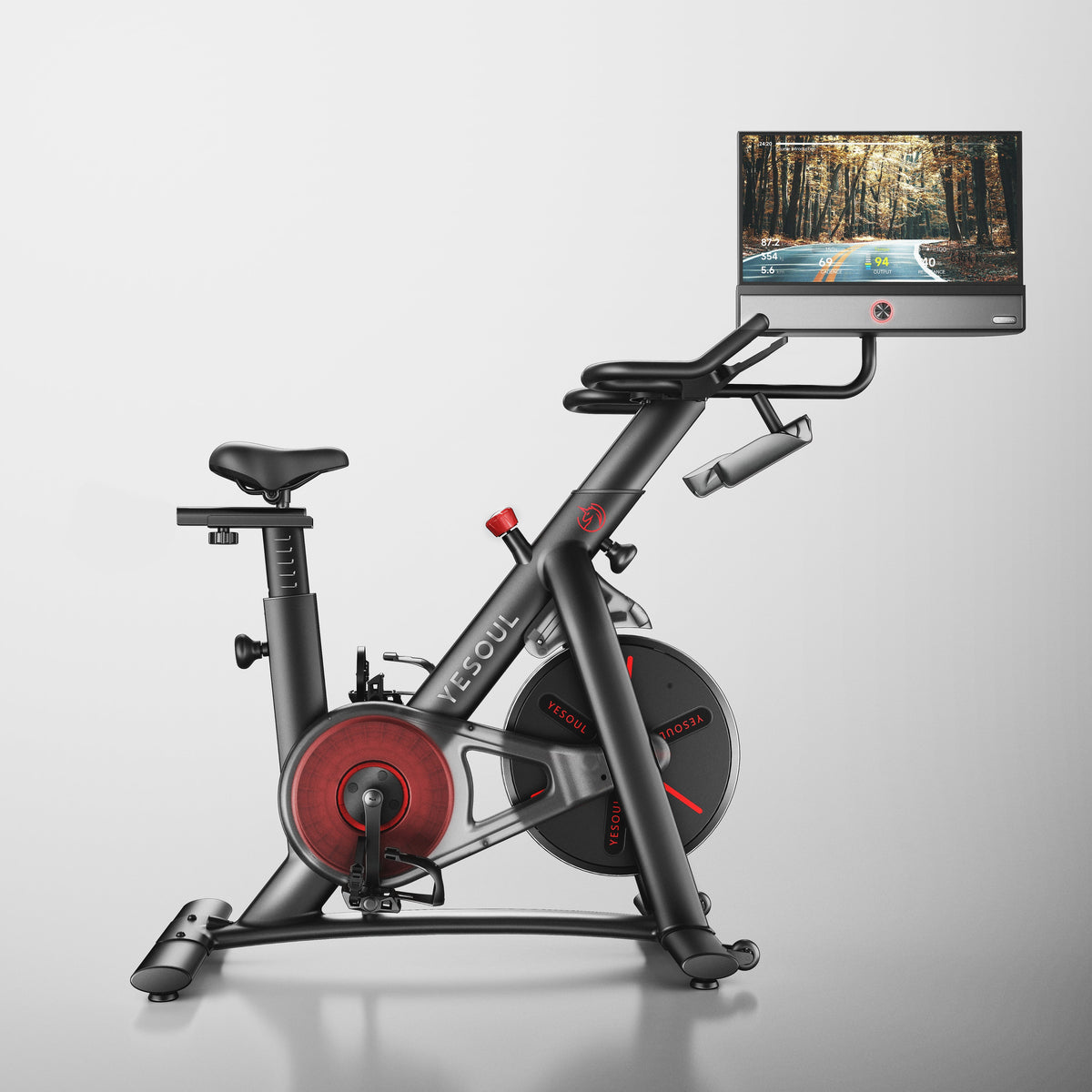 Yesoul G1m Plus Smart Spin Bike — in use