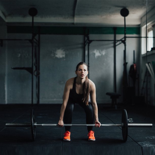 Olympic Bar - 700lb — in use