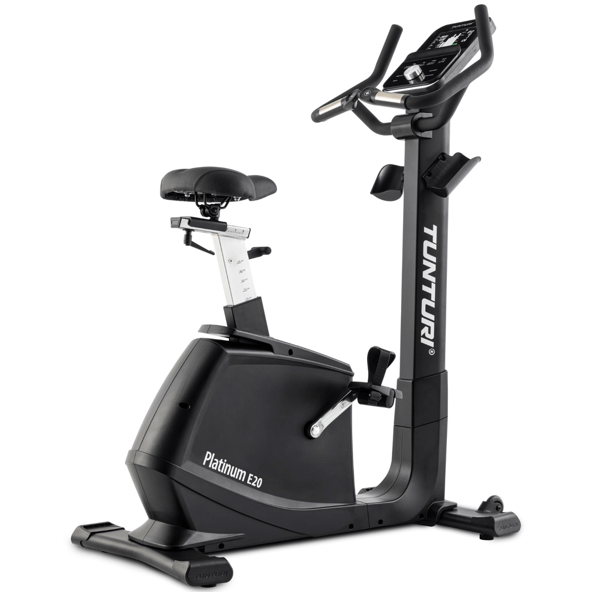 Tunturi Platinum E20 Upright Bike — exercise bike available from Gym Machines South Africa
