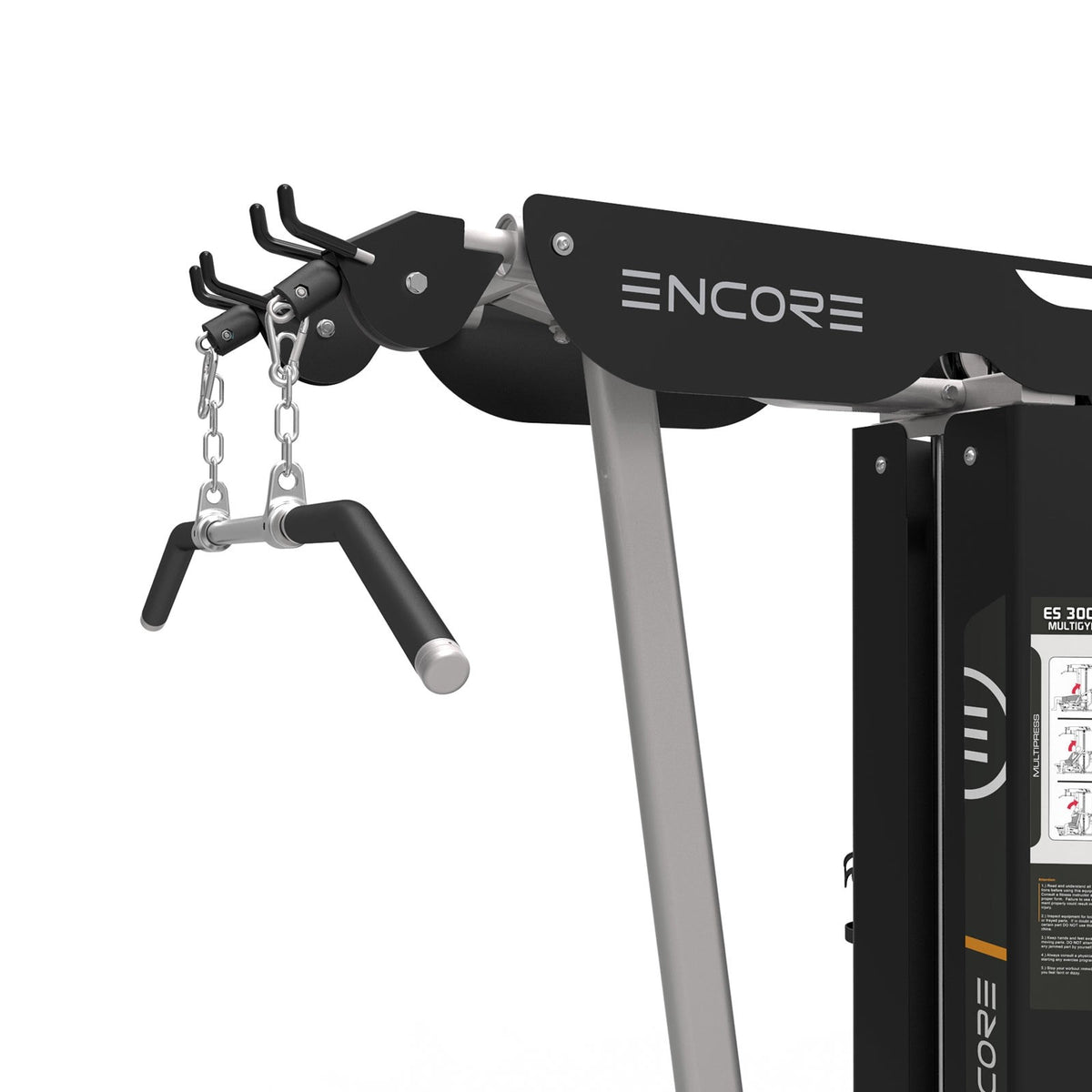 Impulse Impulse Commercial Multi-Gym 3 Stack Station Es3000 — rear view