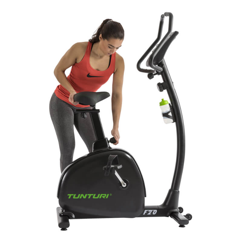 Vendor-Unknown F20 Competence Upright Exercise Bike — close-up of the frame