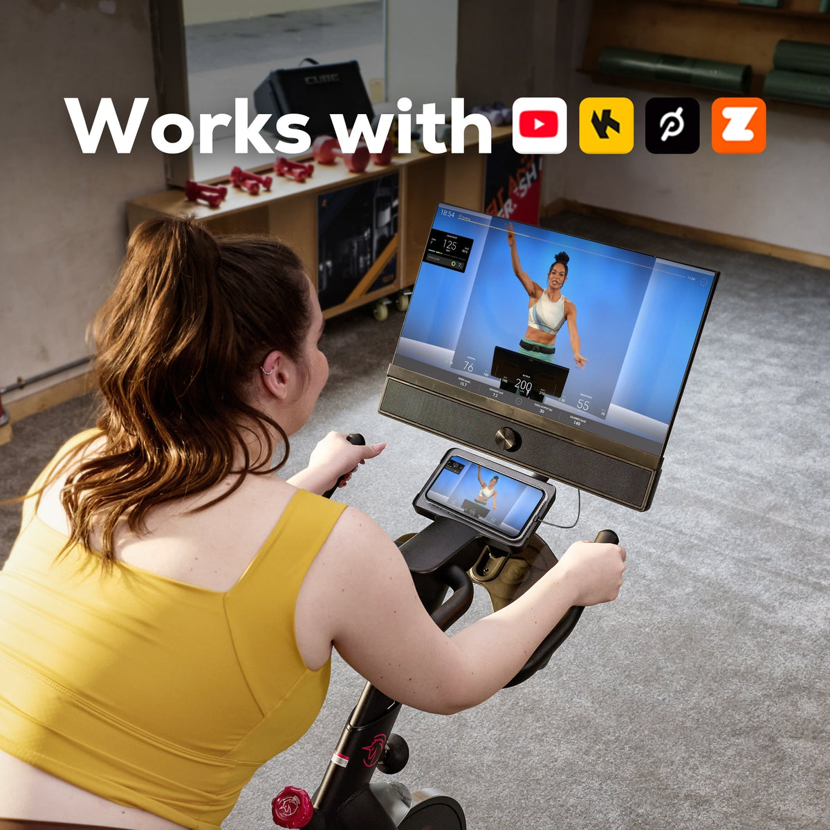 Yesoul G1m Plus Smart Spin Bike — rear view