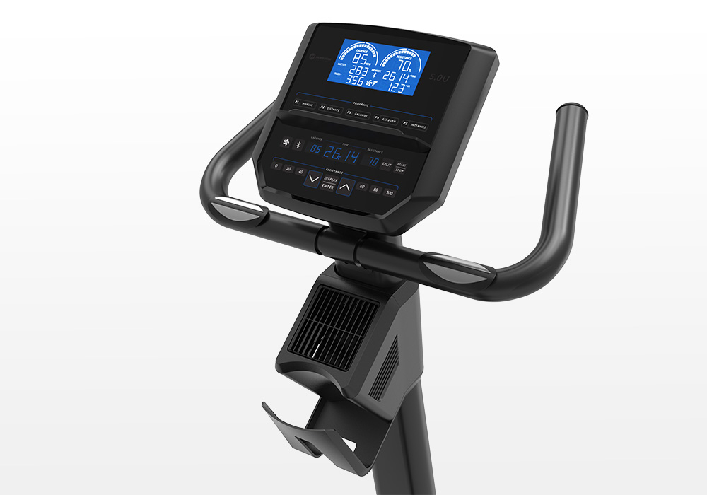 Horizon Fitness Horizon Upright Bike 5.0U — side view