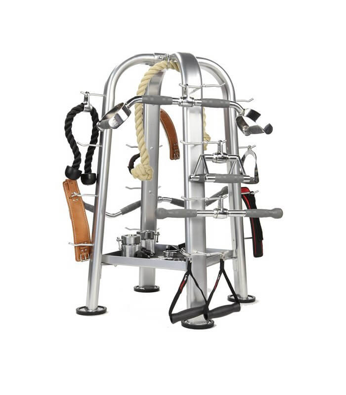 Force Fitness Accessory & Gym Cable Attachment Rack — close-up of the frame