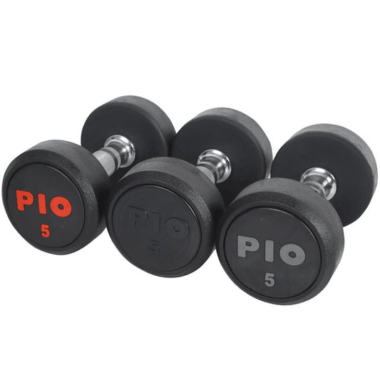 Round Rubber Dumbbell Price Per Pair — dumbbell set available from Gym Machines South Africa