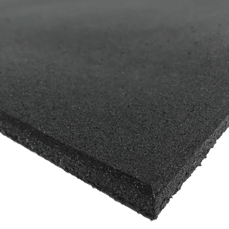 Heavy Duty 15mm Rubber Gym Flooring - Black — gym flooring available from Gym Machines South Africa