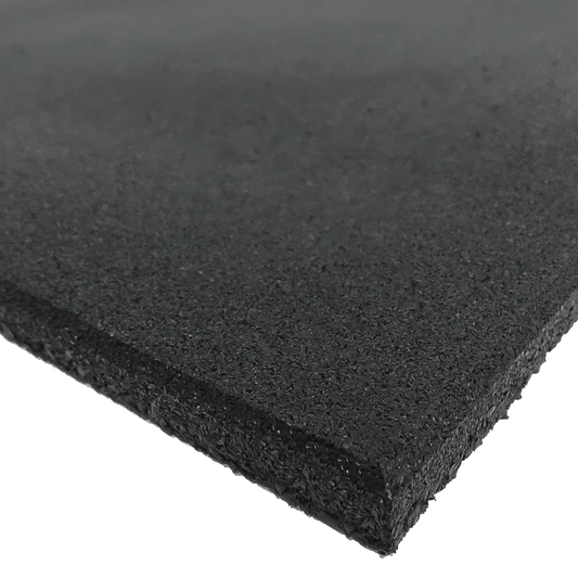 Heavy Duty 15mm Rubber Gym Flooring - Black — gym flooring available from Gym Machines South Africa