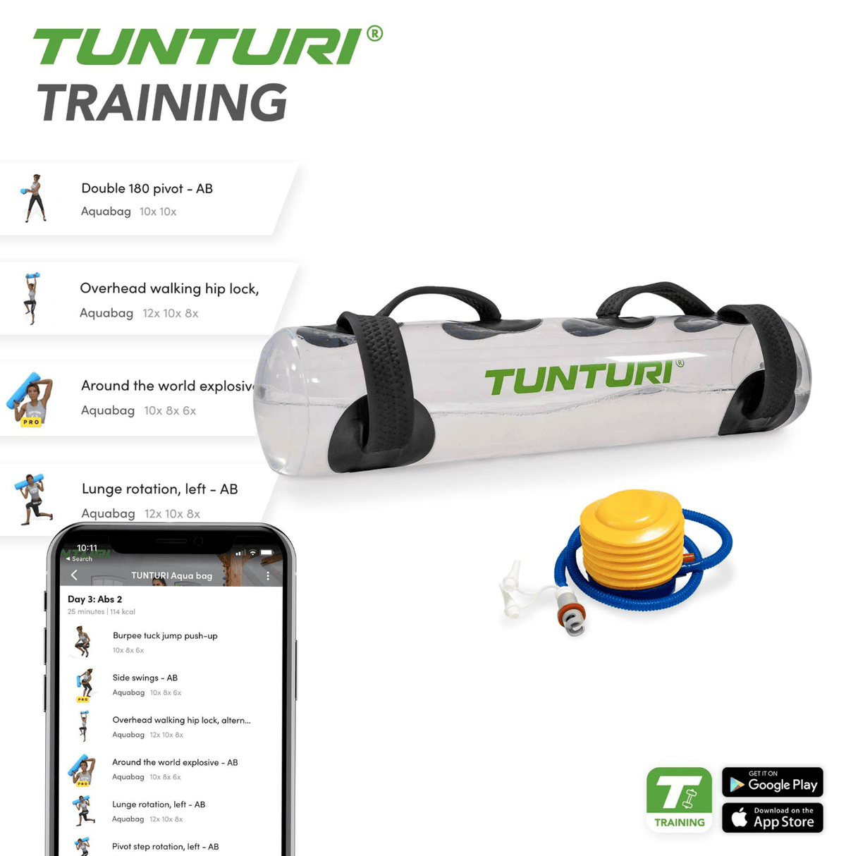 Tunturi Aquabag Fitness - 20kg — alternative angle