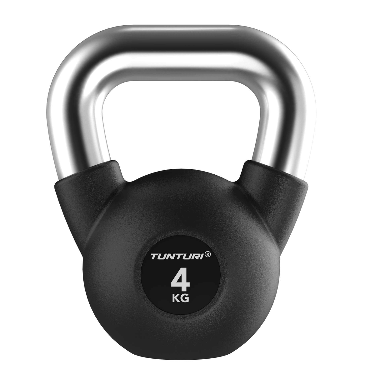 Platinum Rubber Kettlebell 4kg — in use