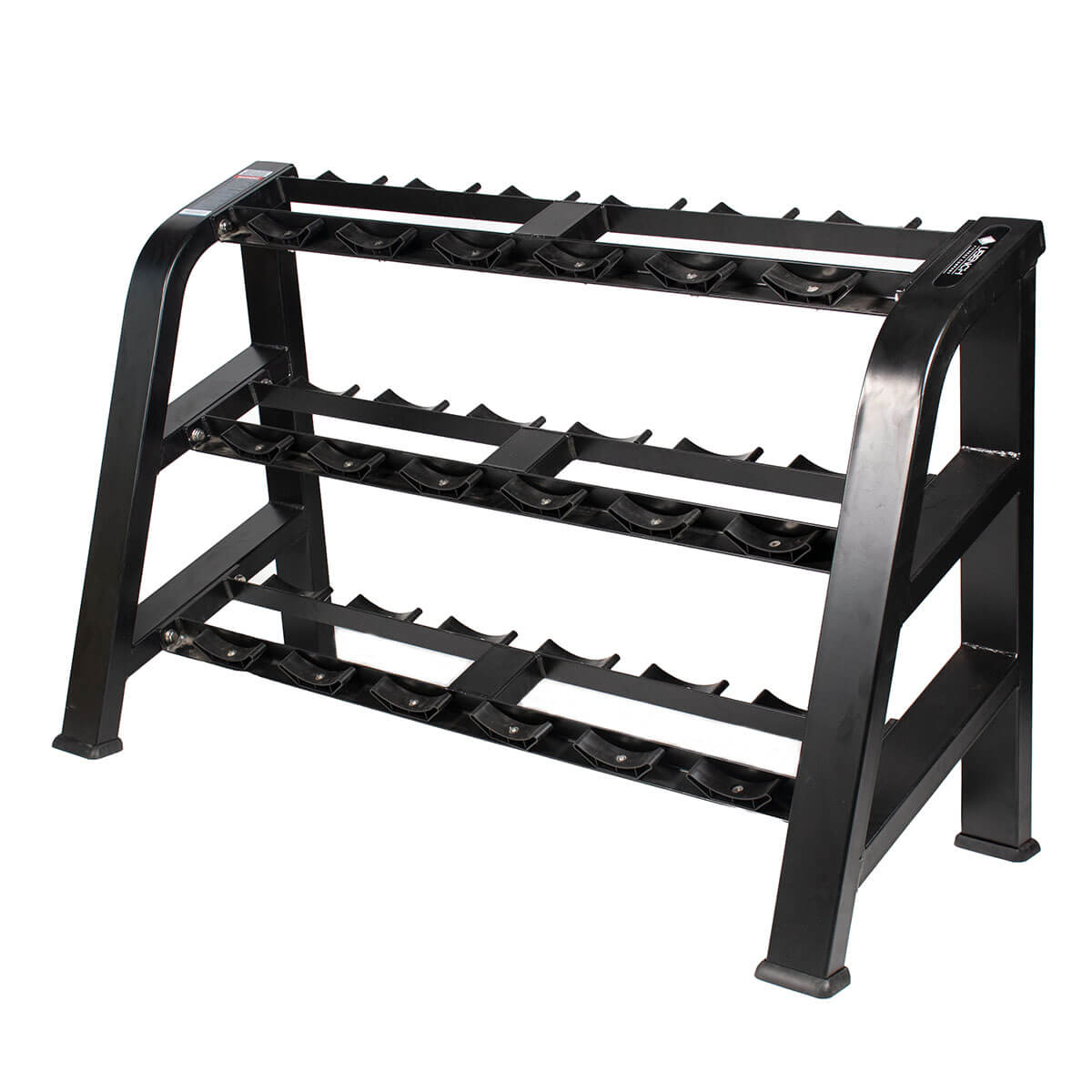 UBench UBench 9 Pair Dumbbell Rack 3 Tier — bench available from Gym Machines South Africa