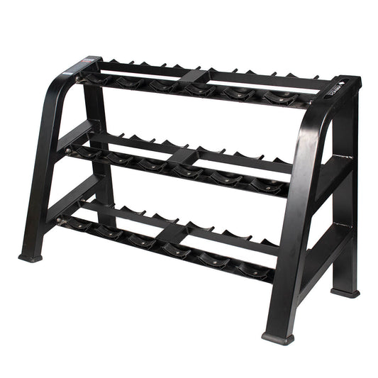 UBench UBench 9 Pair Dumbbell Rack 3 Tier — bench available from Gym Machines South Africa
