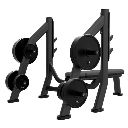 UBench UBench Olympic Bench & Weight Plate Storage Rack — bench available from Gym Machines South Africa