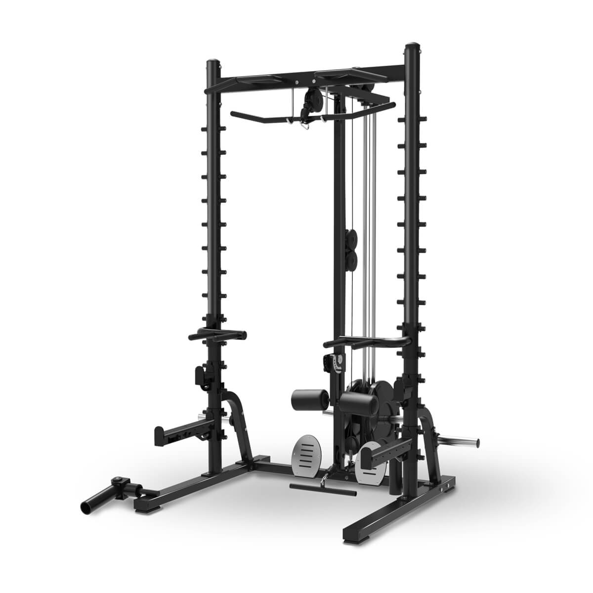 UBench UBench Smith Half Rack With Lat Pull Down — bench available from Gym Machines South Africa