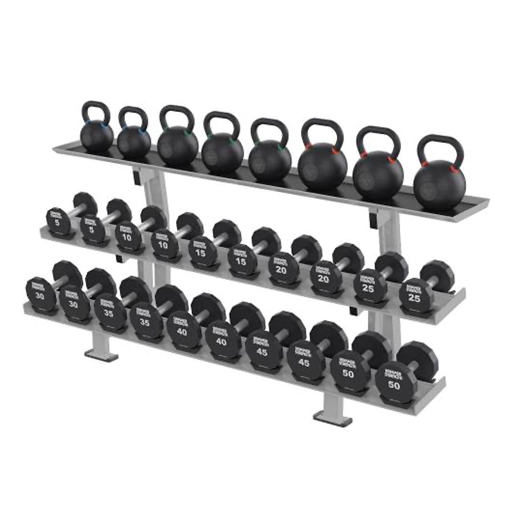 UBench UBench Three Tier Dumbbell Rack — bench available from Gym Machines South Africa